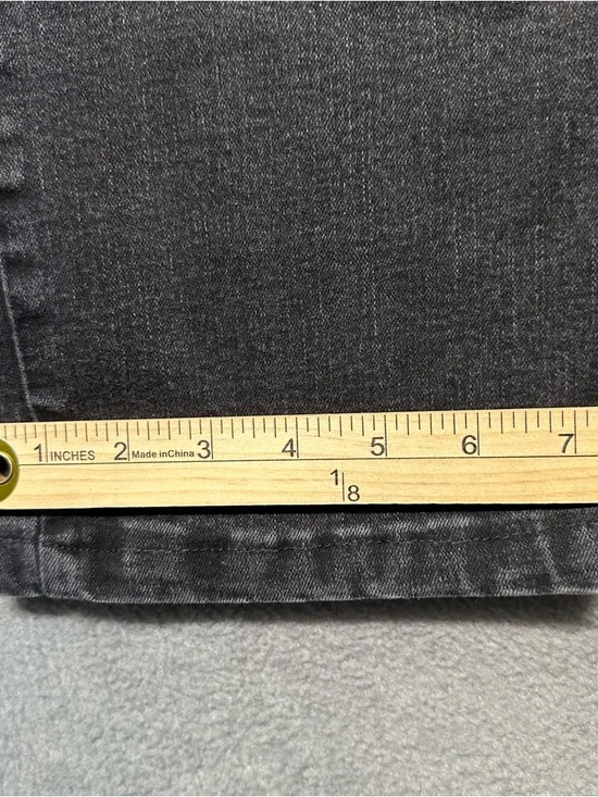 Lincoln Outfitters Womens 14 Straight Leg Jeans Gray Comfort Flex Stretch EUC - Picture 9 of 9